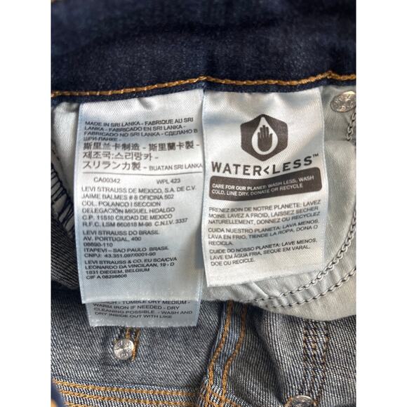 Levi’s 715 Bootcut Red Tag Dark Blue Wash Size 27 - Picture 8 of 12